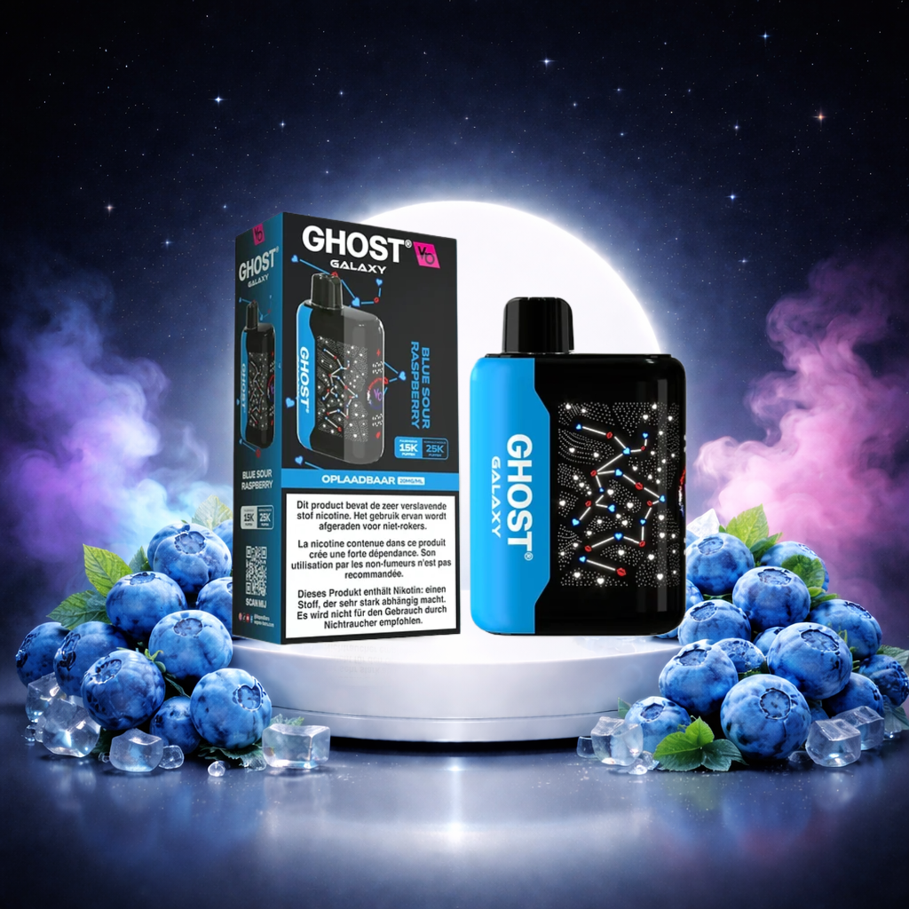 Ghost Galaxy 25K Espana Vaper Desechable Blue Sour Raspberry - vapers desechables, cigarrillos electrónicos desechables