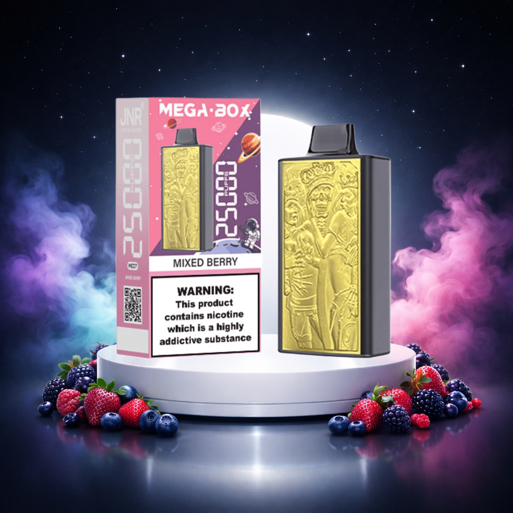JNR MegaBox 25K Espana Vaper Desechable Mixed Berries - caladas, vapers desechables