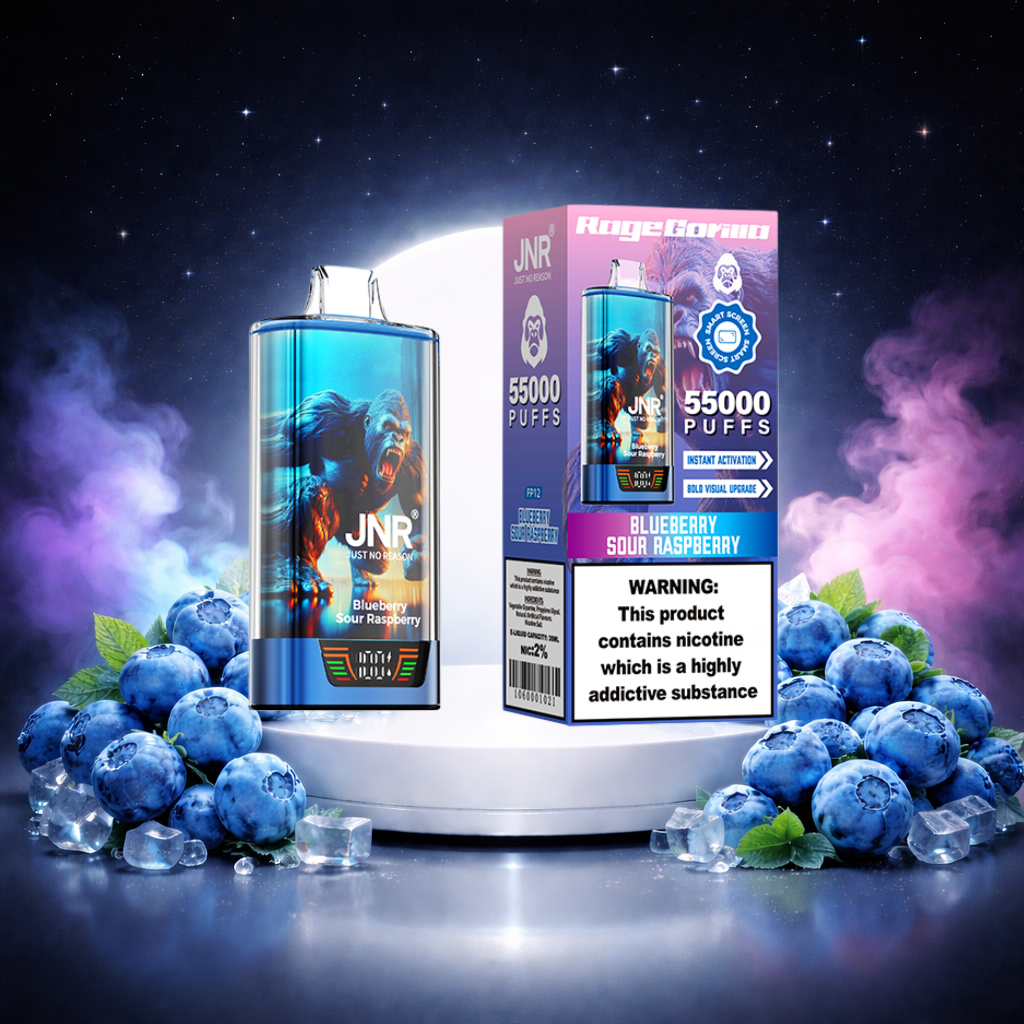 JNR RageGorilla 55K Espana Vaper Desechable Blue Sour Raspberry - vapers desechables, cigarrillos electrónicos