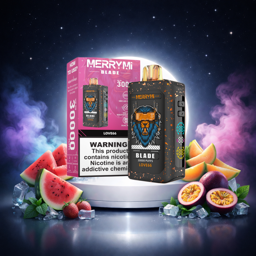 MerryMi Blade 30K Espana Vaper Desechable Love 66 - vapers desechables, sabores vaper