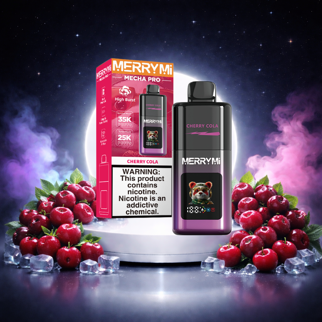 MerryMi Mecha Pro 35K Espana Vaper Desechable Cherry Cola - puff, cigarrillos electrónicos desechables